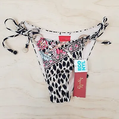 TIGERLILY | Womens Elena Elle Leopard Bikini Pant NEW [ Size AU 6 Or US 2 ] • $65