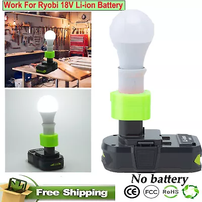 Portable E27 Bulb Cordless LED Work Light For RYOBI 18V Li-ion Battery Powered • $15.29