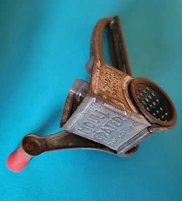 Vintage Mouli Cheese Grater; Red Wood Handle Made In France • $8.95