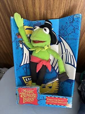 Vintage Muppet Treasure Island Kermit The Frog Captain Smollett ToyBiz 1995 • $70