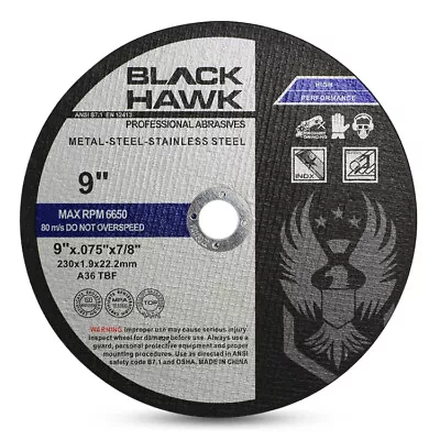 25 Pack 9 X.075 X7/8  Cut-off Wheel - Metal & Stainless Steel Cutting Discs • $64.99