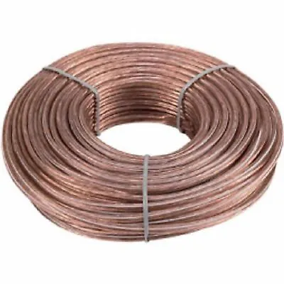 18 Gauge 100 Feet 2 Conductor Stranded Speaker Wire For Car Or Home Audio 100ft • $13.94