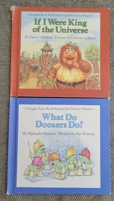 2 Vintage FRAGGLE ROCK Weekly Reader Books Jim Henson Muppets (1985) HC  • $5