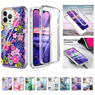 $13.79 • Buy For IPhone 14 13 Pro Max 12 11 XS XR 8 SE3 Full Body Shockproof Slim Case Cover