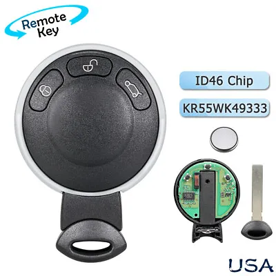 For Mini Cooper Key Fob Remote Replacement 2007 2008 2009 2010 2011 2012 2013 • $15.89