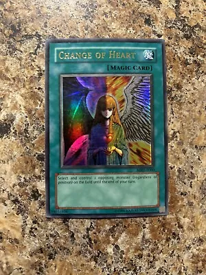 Yugioh Change Of Heart MRD-060 Ultra Rare Unlimited Edition LP • $7