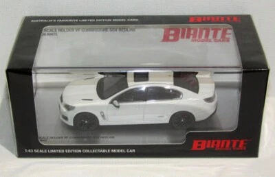 $349.95 • Buy 1:43 Biante Holden VF Commodore SSV Redline Heron White