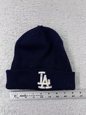 Los Angeles Dodgers Beanie Toque Adult Blue Knit MLB Embroidered Acrylic • $7.14