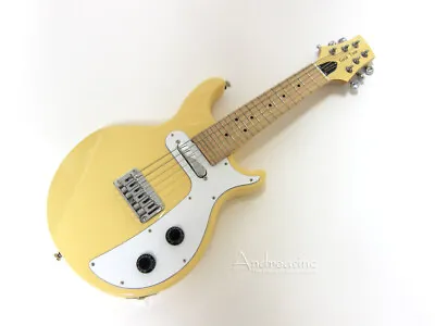 GOLD TONE ELECTRIC GUITAR MANDOLIN W/ GIG BAG YELLOW CREAM  ~ 6-STRING ~ GME-6 • $569.99