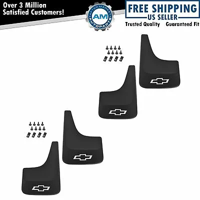 OEM Mud Flap Splash Guard Front Rear LH RH Set Of 4 For Chevy W/o Fender Flares • $78.07