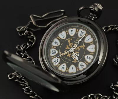 Skeleton Mens Pocket Watch Vintage Hand-winding Half Hunter Mechanical Retro • £19.59