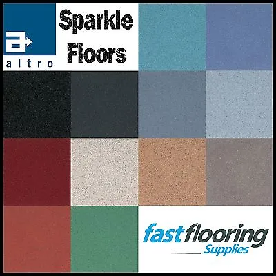 £700 • Buy Altro Contrax Sparkly Bathroom Safety Flooring / Glitter Flooring Wetroom Vinyl