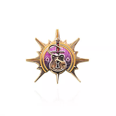 Game Baldur's Gate 3 Warrior Badge Series Cosplay Metal Badge Brooch Pin • $6.59