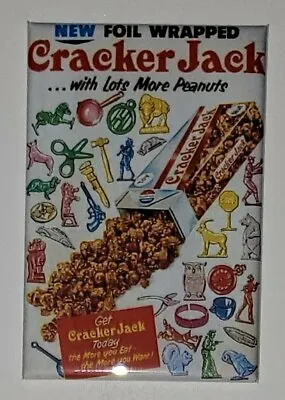 Cracker Jack Advertisement Refrigerator Magnet 2  By 3  Crackerjack  • $6.77