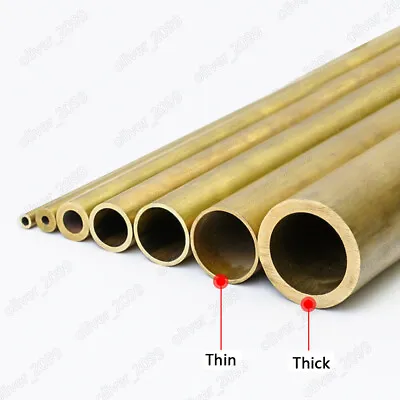 Brass Tube Brass Pipe Length 250mm Select Size OD X ID X Length • $64.56