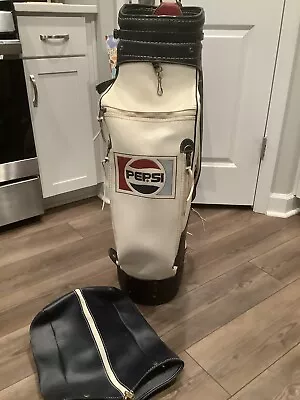 Vintage Pepsi-Cola Belding Sports Golf  Bag Pepsi Blue White Red • $99