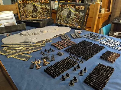 X2 LOTR Battles Of Middle Earth - The Battle Of Five Armies Games Workshop RARE  • £200