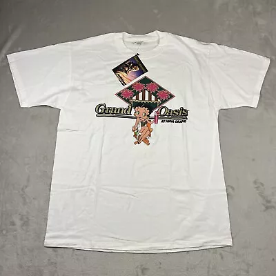 VTG 90s Betty Boop MGM Grand Oasis Las Vegas T Shirt Mens Large 1993 Deadstock • $52.99