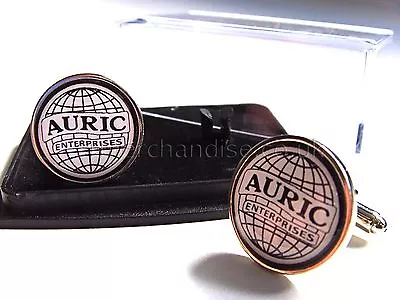 £10.99 • Buy James Bond 007 Auric Enterprises Badge Mens Cufflinks Gift