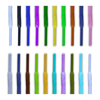 Round Shoe Laces Coloured Trainer Boot Short Long Kids Cord Shoelaces Bright • £1.49