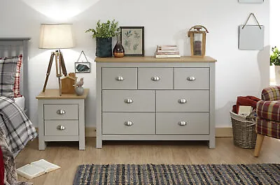 £187.95 • Buy Lancaster Grey Merchants Chest Sideboard - 7 Drawers Country Shaker Style
