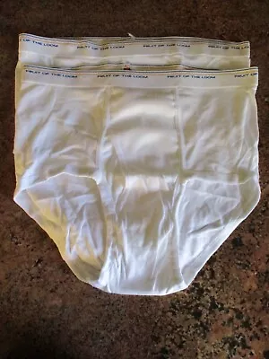 Fruit Of The Loom True Vintage Made Canada White Underwear Briefs XL New • $39.99