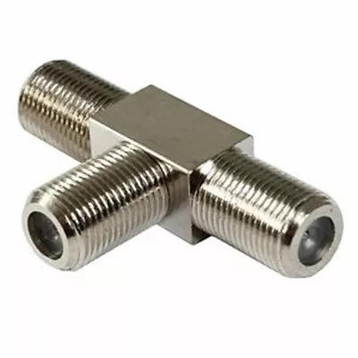 Pack Of 20  F Connector T Adaptor F-Socket To 2 X F-Socket Joiner Splitter • £7.99