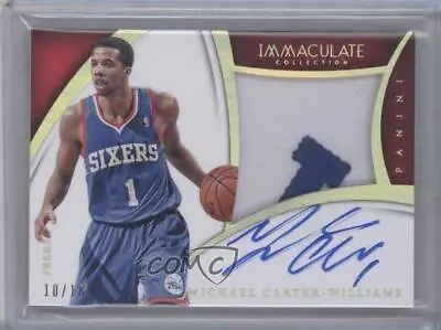 2014 Panini Immaculate Premium Gold /10 Michael Carter-Williams #73 Patch Auto • $114.62