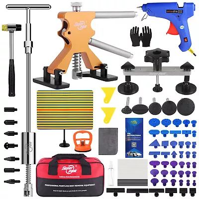 PDR Car Paintless Dent Puller Lifter Glue Gun Tool Kit Repair Removal Hail Tabs • $65.99