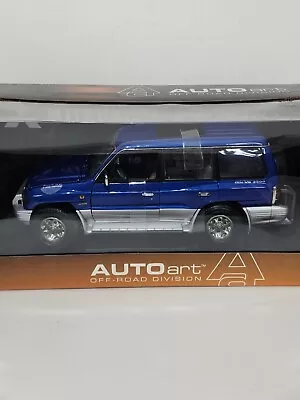 AUTOart Mitsubishi Pajero Metallic Blue 1998 77103 • $183.96