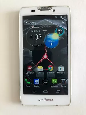 Motorola Droid RAZR HD XT926 - 16GB White - Verizon • $27.99