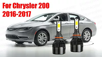 LED For Chrysler 200 2016-2017 Headlight Kit 9005 HB3 White CREE Bulbs Low Beam • $25.05