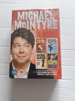 MICHAEL McINTYRE -THE COMPLETE LIVE COLLECTION DVD BOX SET NEW SEALED • £4.99