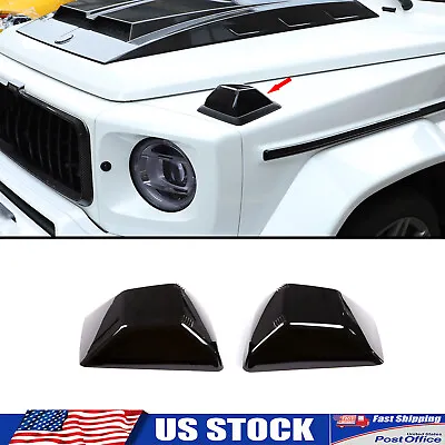 Smoked Hood Turn Signal Blackout Cover Len Fits Mercedes G-Class G500 G63 19-23 • $49.99