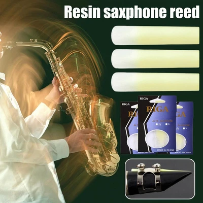 $11.92 • Buy Alto Saxophone Reeds Sax Parts Accessories Synthetic 3 Resin Of Pack