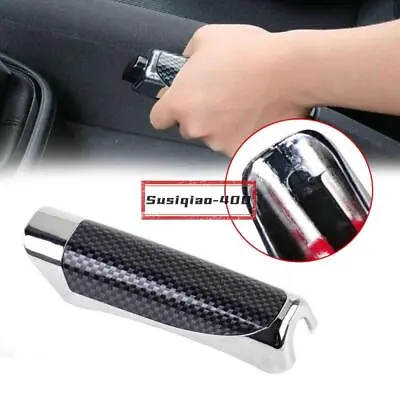 US Carbon Fiber Style Car Interior Hand Brake Protector Cover Trim Accessories • $4.99