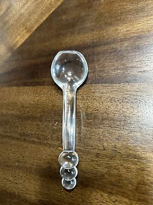 Vintage Glass Honey Spoon • $9.95