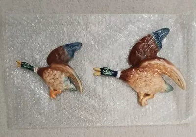 2x Vintage Flying Duck Wall Plaques No:- 1401 & 1403 One Has Damage. • £19.99