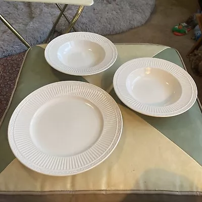 Mikasa Italian Countryside Dinner Plate 11 1/4” & 2 Rim Soup Bowl 9 1/2  DD900 • $21