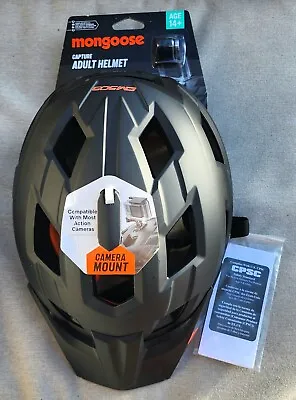 Bike Helmet + GoPro DJI Camera Mount Included Adult Ages 14+ Mongoose New NWT • $23.99