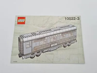 Lego® TRAIN Railway 10022_3 Instructions Santa Fe Waggon Carriage • $24.15