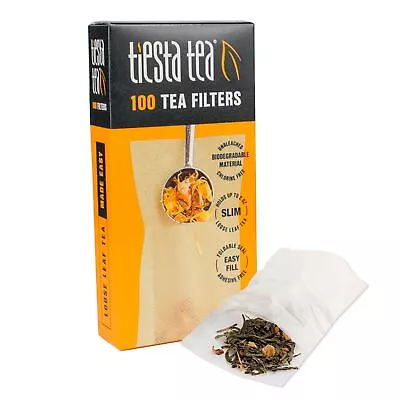 Tiesta Tea - Loose Leaf Tea Filters | Disposable Tea Infuser 100% Natural Un... • $7.16