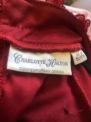 £25 • Buy Lovely Red Mandarin Collar Sheath Dress Size 6-8