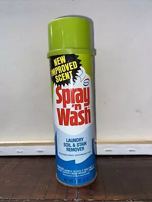 Vintage Spray N Wash Laundry Stain Remover 16 Oz Tin Can NOS 1980 Movie Prop • $19.99