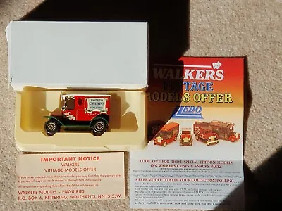 Lledo Walkers Crisps Red Ford Model T Van  Boxed Unused • £2