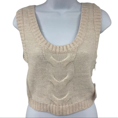 $100 • Buy Staud Cropped Sweater Tank Vest Small New With Tag