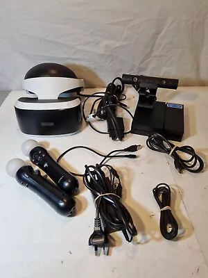 $320 • Buy Sony PlayStation 4 PS4 PS VR Virtual Reality Headset Camera Bundle CUH-ZVR1