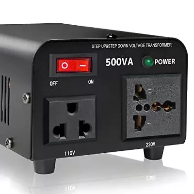 500W Voltage Transformer Power Converter(220V To 110V 110V To 220V) Step Up/... • $51.55