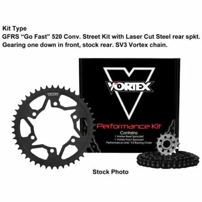 Vortex Suzuki GSXR 600 2006-2010 V3 Chain Sprocket Kit 15-43 520SX3 • $161.46