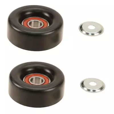 $45.95 • Buy PRO PARTS Pair Set Of 2 Drive Belt Idler Guide Pulleys For Volvo S80 XC90 4.4 V8